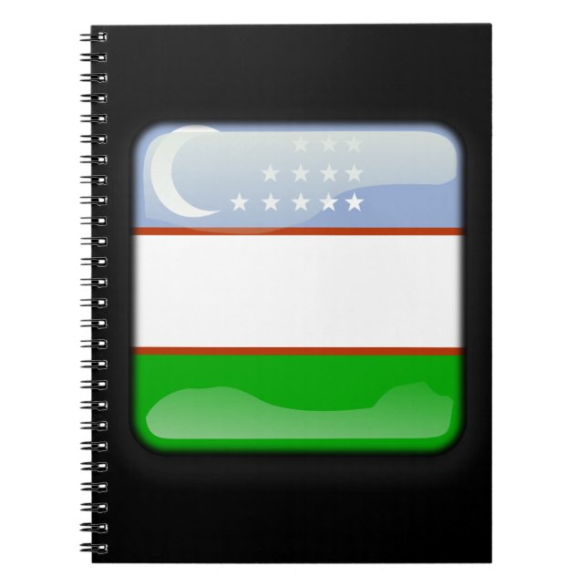 Cuaderno Bandera de Uzbekistán (Frente)