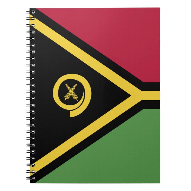 Cuaderno Bandera de Vanuatu (Frente)