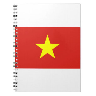 Cuaderno Bandera de Viet Nam