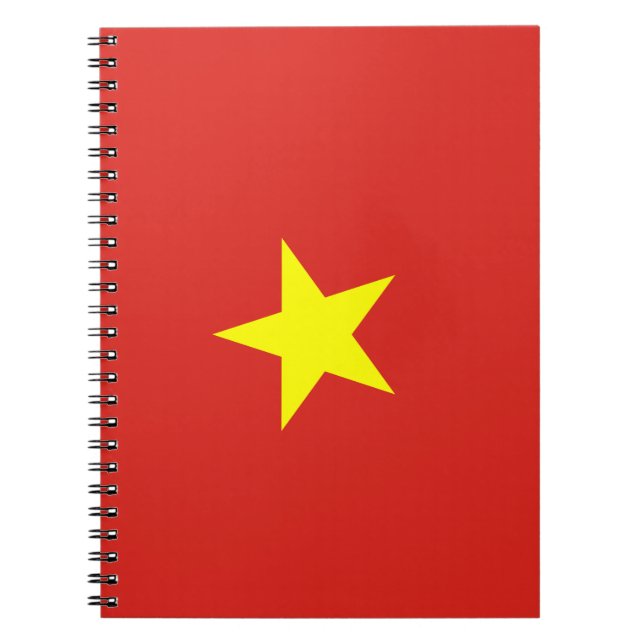 Cuaderno Bandera de Vietnam (Frente)