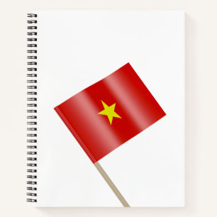 Cuaderno Bandera de Vietnam