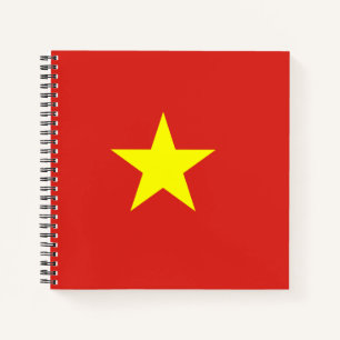 Cuaderno Bandera de Vietnam