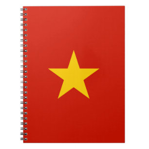 Cuaderno Bandera de Vietnam