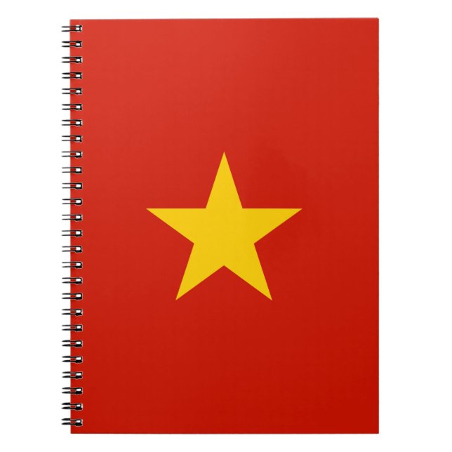 Cuaderno Bandera de Vietnam (Frente)