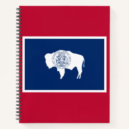 Cuaderno Bandera de Wyoming