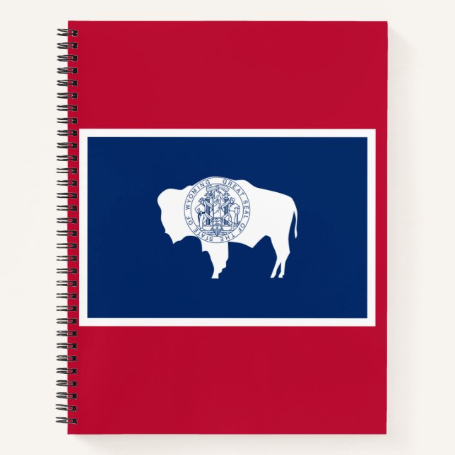 Cuaderno Bandera de Wyoming (Anverso)