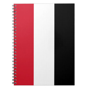 Cuaderno Bandera de Yemen