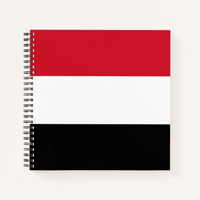 Cuaderno Bandera de Yemen (Anverso)