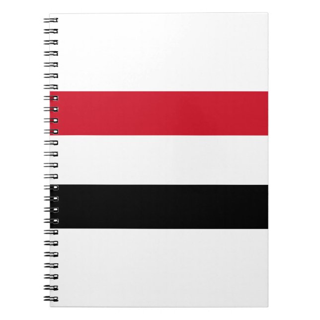 Cuaderno Bandera de Yemen (Frente)