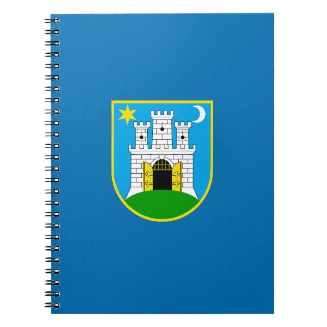 Cuaderno Bandera de Zagreb, bloc de notas de Croacia (Frente)