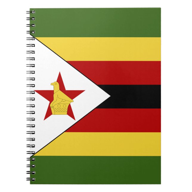 Cuaderno Bandera de Zimbabue (Frente)