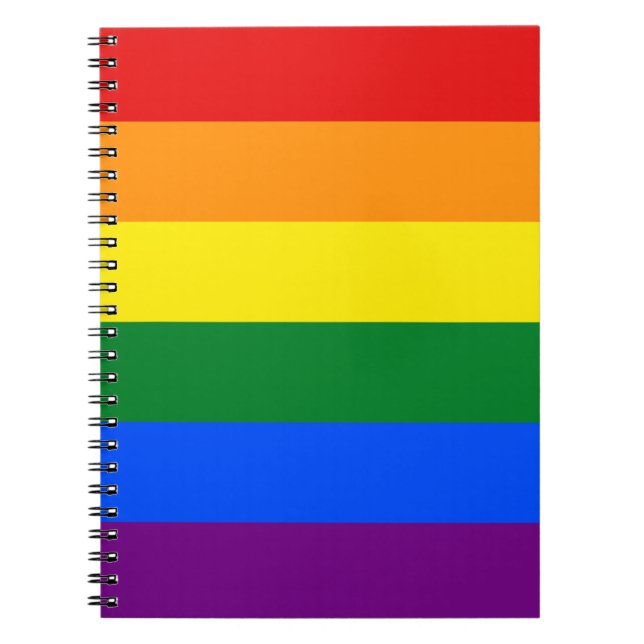 Cuaderno Bandera del arco iris (LGBT) (Frente)