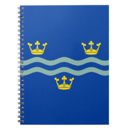 Cuaderno Bandera del bloc de notas de Cambridgeshire (conda
