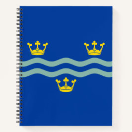 Cuaderno Bandera del bloc de notas de Cambridgeshire (conda