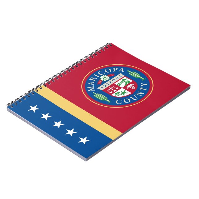 Cuaderno Bandera del condado de Maricopa (Arizona) (Lado Izquierdo)