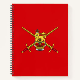 Cuaderno Bandera del ejército británico