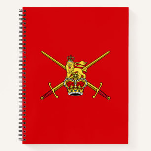 Cuaderno Bandera del ejército británico