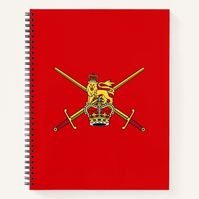 Cuaderno Bandera del ejército británico (Anverso)