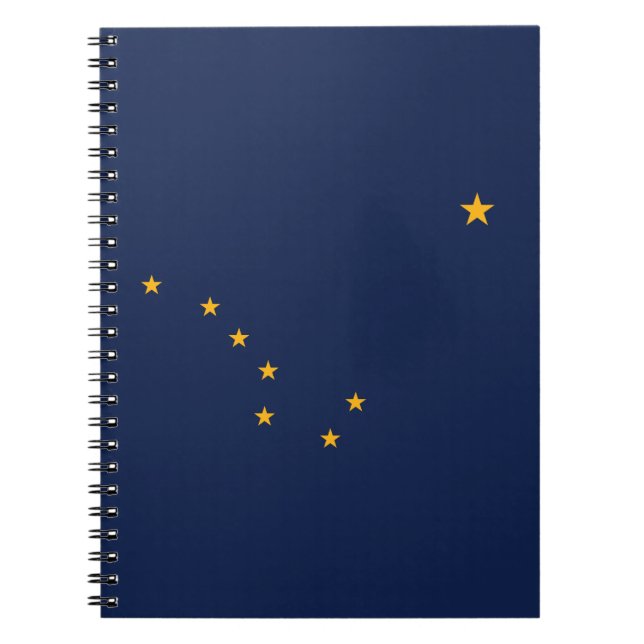 Cuaderno Bandera del estado de Alaska (Frente)