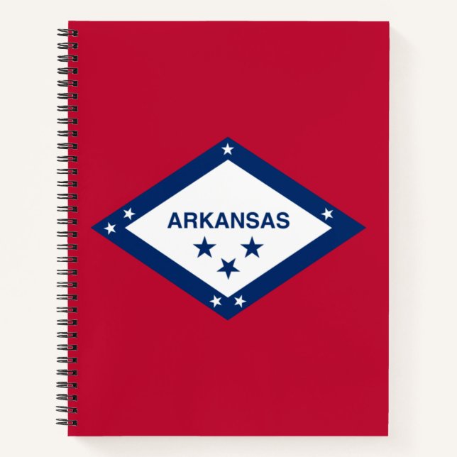 Cuaderno Bandera del estado de Arkansas (Anverso)