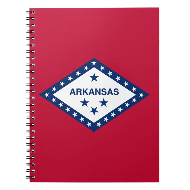 Cuaderno Bandera del estado de Arkansas (Frente)