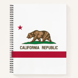 Cuaderno Bandera del estado de California
