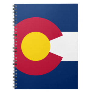 Cuaderno Bandera del estado de Colorado