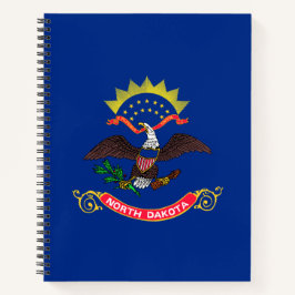 Cuaderno Bandera del Estado de Dakota del Norte (Dakotan de