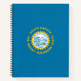 Cuaderno Bandera del Estado de Dakota del Sur