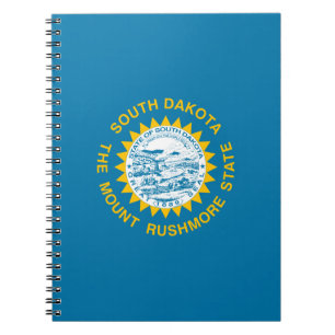 Cuaderno Bandera del Estado de Dakota del Sur