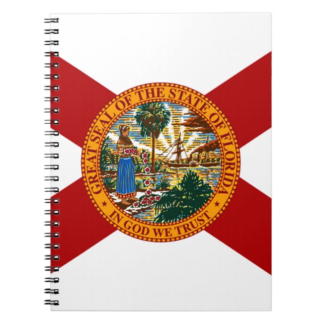 Cuaderno Bandera del estado de Florida (Frente)