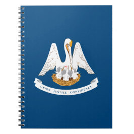 Cuaderno Bandera del estado de Luisiana