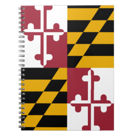 Cuaderno Bandera del Estado de Maryland