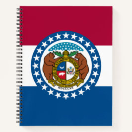 Cuaderno Bandera del Estado de Misuri