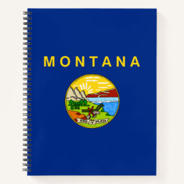 Cuaderno Bandera del Estado de Montana