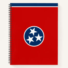 Cuaderno Bandera del estado de Tennessee