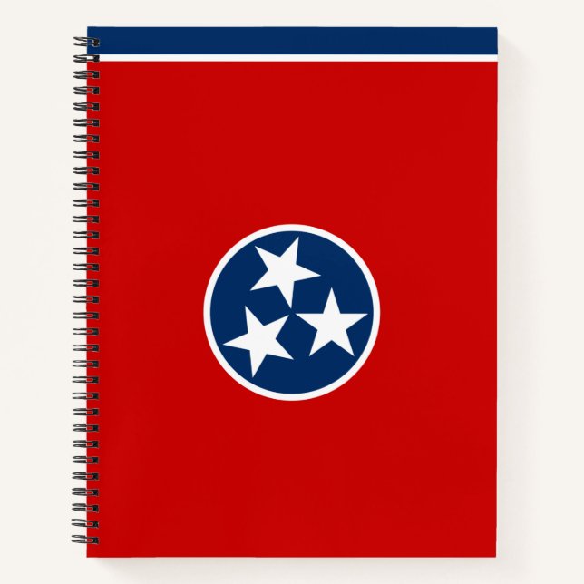 Cuaderno Bandera del estado de Tennessee (Anverso)