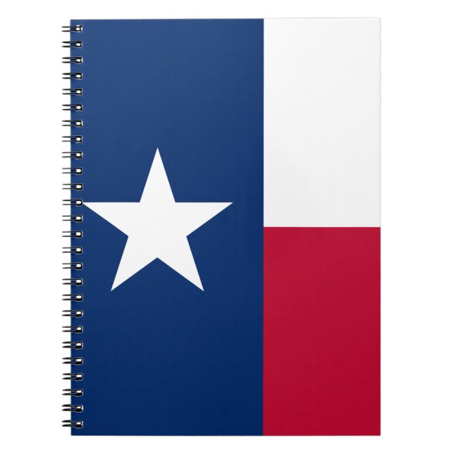 Cuaderno Bandera del estado de Texas (Frente)