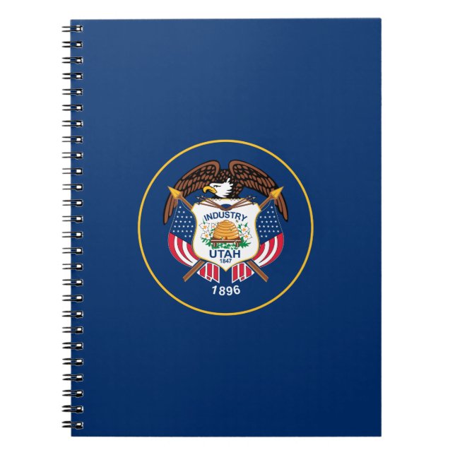 Cuaderno Bandera del Estado de Utah (Frente)