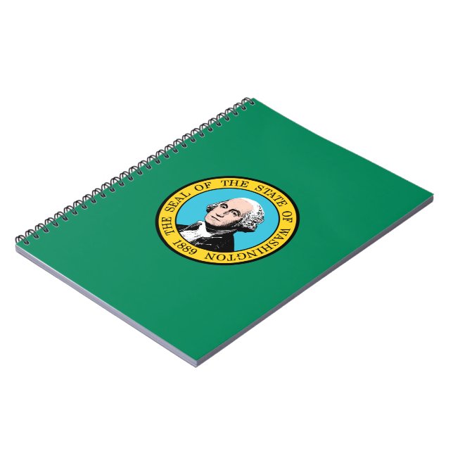 Cuaderno Bandera del Estado de Washington (Lado Izquierdo)
