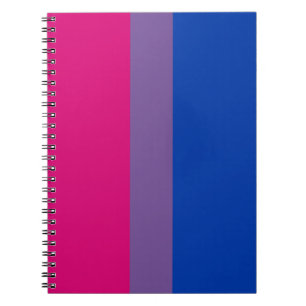 Cuaderno Bandera del Orgullo Bisexual
