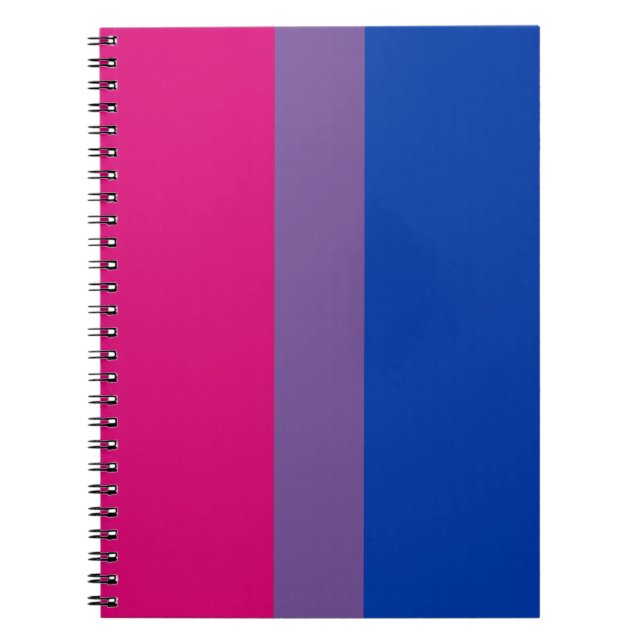 Cuaderno Bandera del Orgullo Bisexual (Frente)