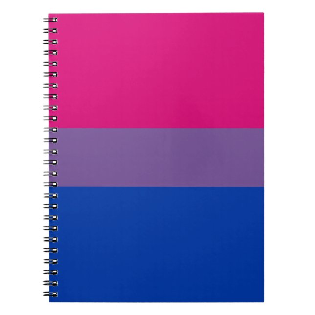 Cuaderno Bandera del orgullo bisexual (Frente)