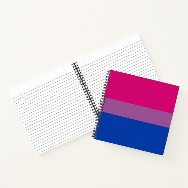 Cuaderno Bandera del Orgullo Bisexual (Interior)