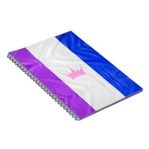 Cuaderno bandera del orgullo de la cultura drag de Slippery