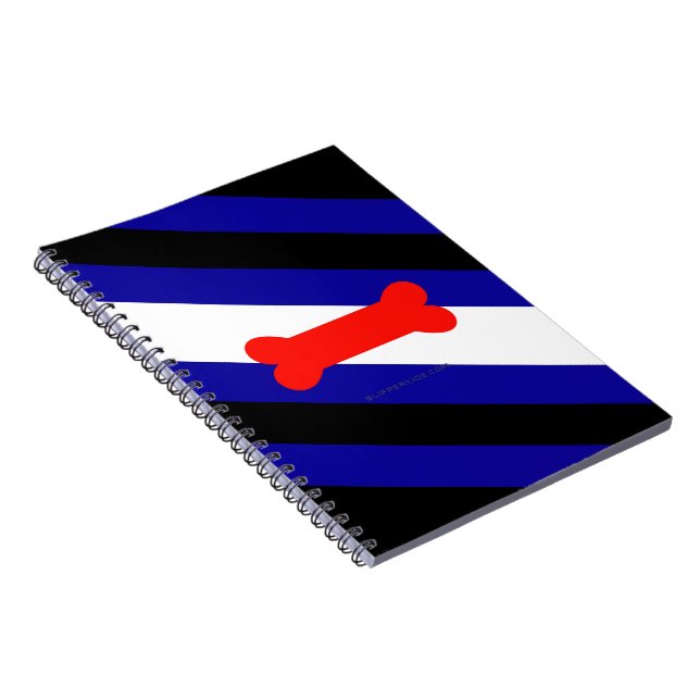 Cuaderno Bandera del orgullo del juego de cachorros de Slip (Lado Derecho)