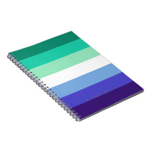 Cuaderno Bandera del orgullo gay transinclusivo de Slippery
