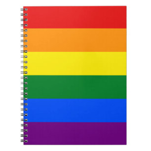 Cuaderno Bandera del Orgullo Iris