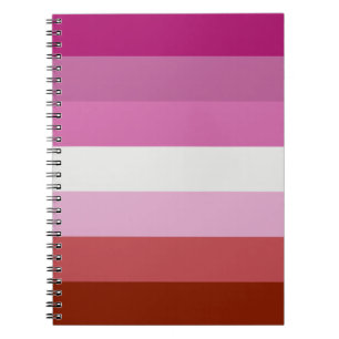 Cuaderno Bandera del Orgullo Lesbiano