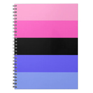 Cuaderno Bandera del Orgullo Omnisexual